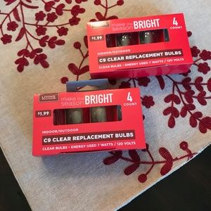 Living Solutions C9 Replacement Bulbs Clear